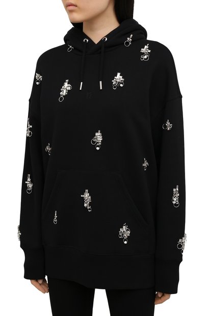 Хлопковое худи GIVENCHY, арт. BWJ01ZG0QV, фото 3