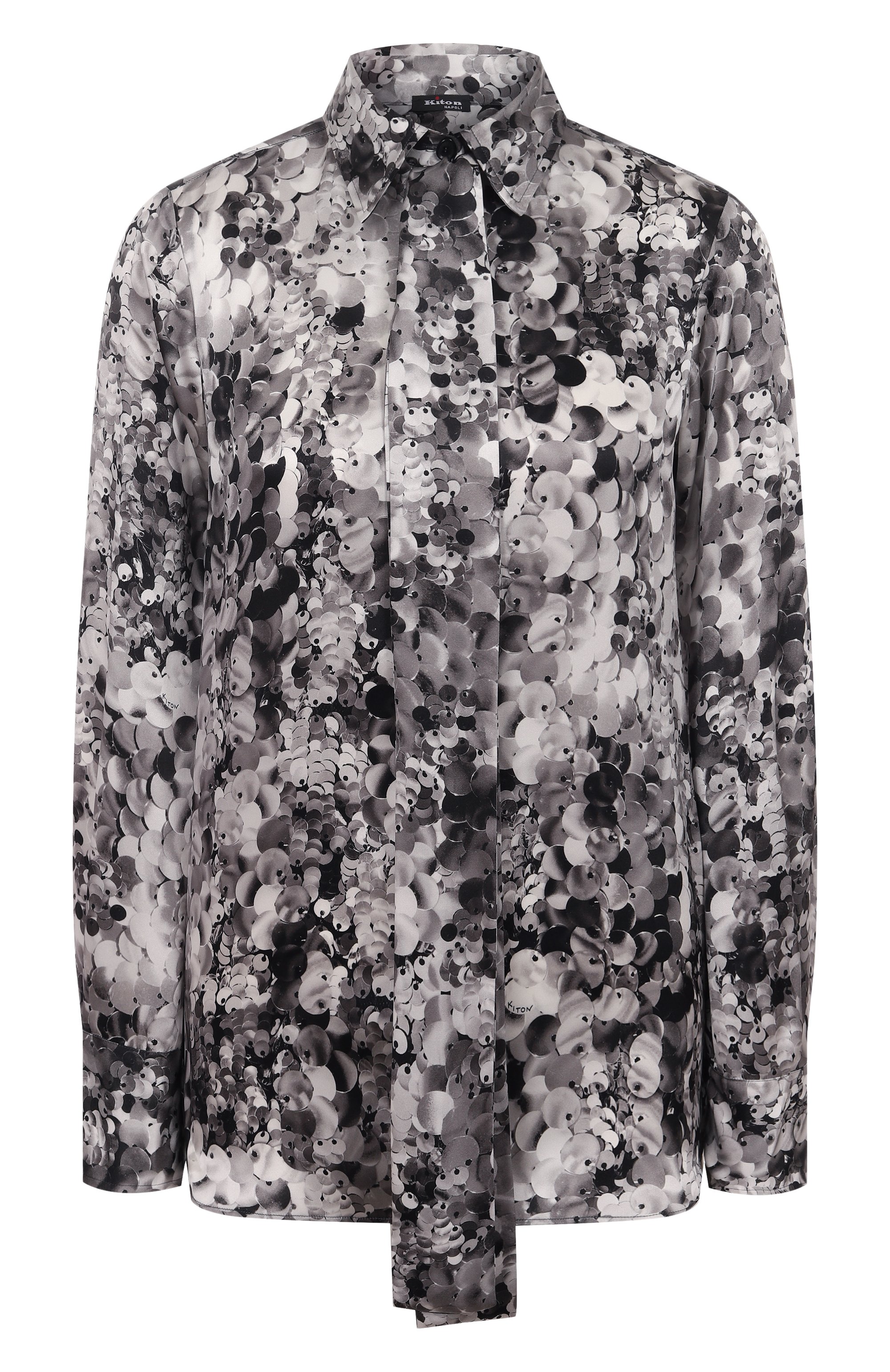 Атласная блузка KITON, арт. D48407, фото 1