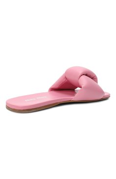 Кожаные шлепанцы MIU MIU, арт. 5XX546-LYB-F0638, фото 1