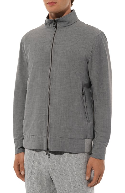 Бомбер Waterville Серый, фото 3