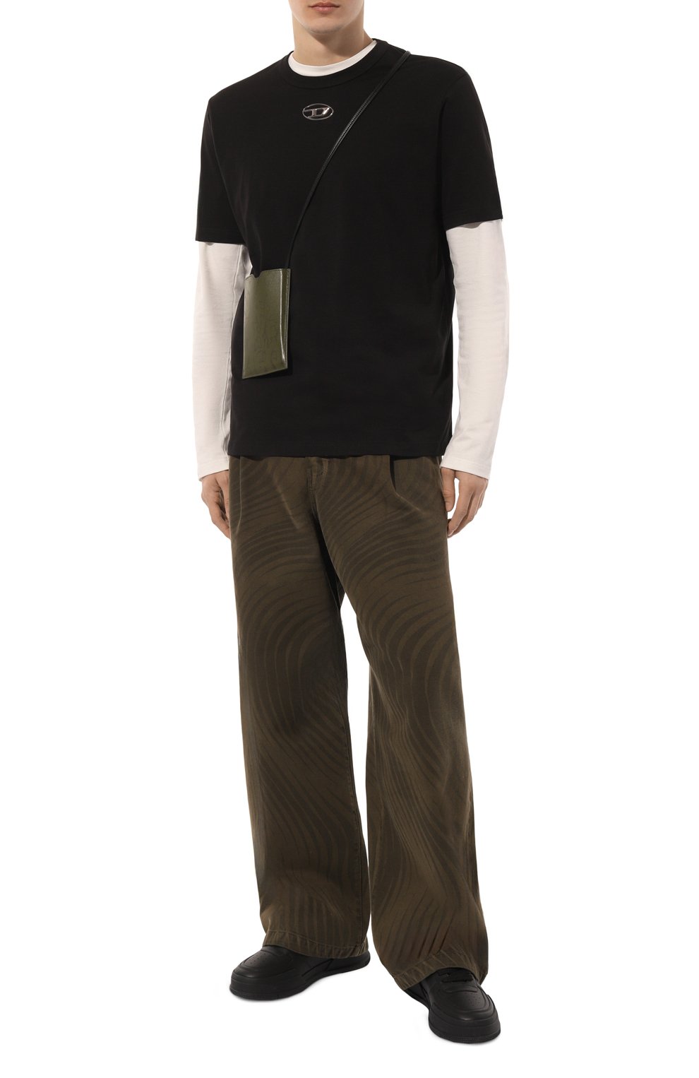 Хлопковая футболка DIESEL, арт. A09864/0HERS, фото 2