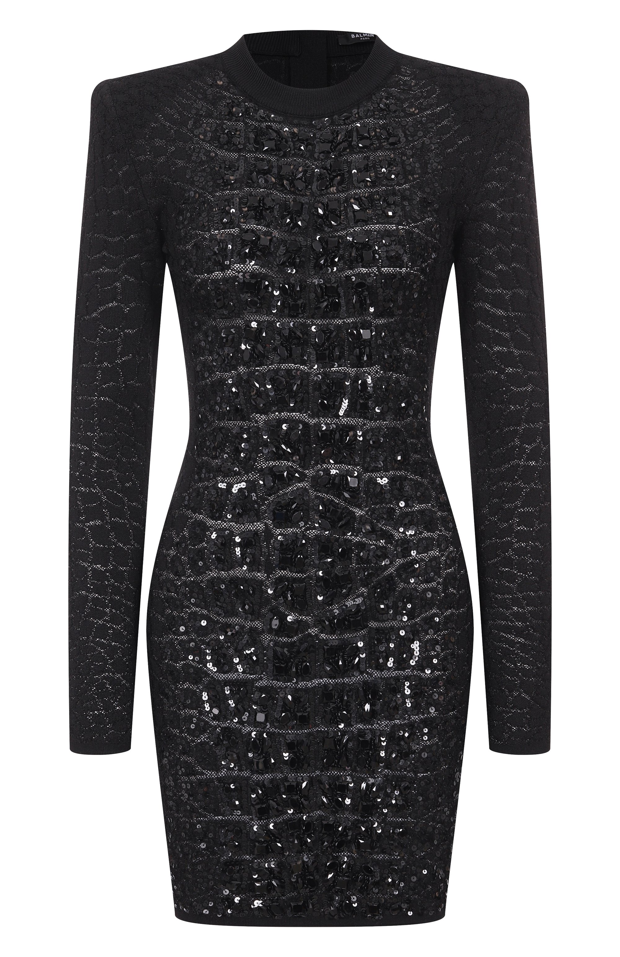 Платье из вискозы BALMAIN, арт. FF0R8012/97KI, �фото 1