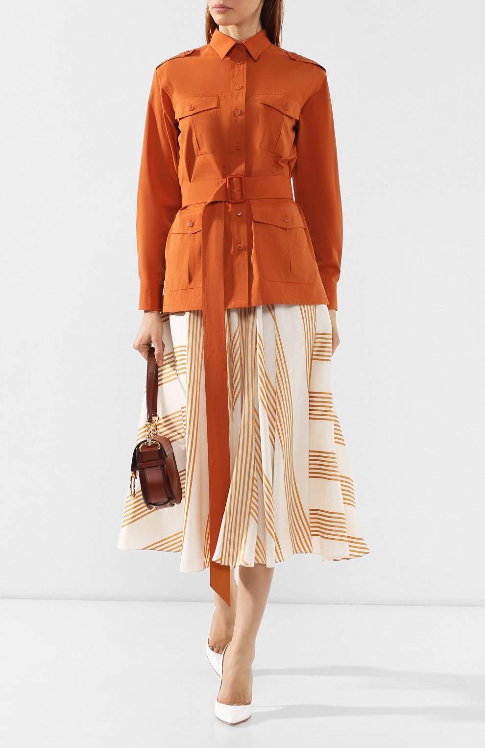 Рубашка из смеси хлопка и шелка LORO PIANA, арт. FAI5350, фото 2