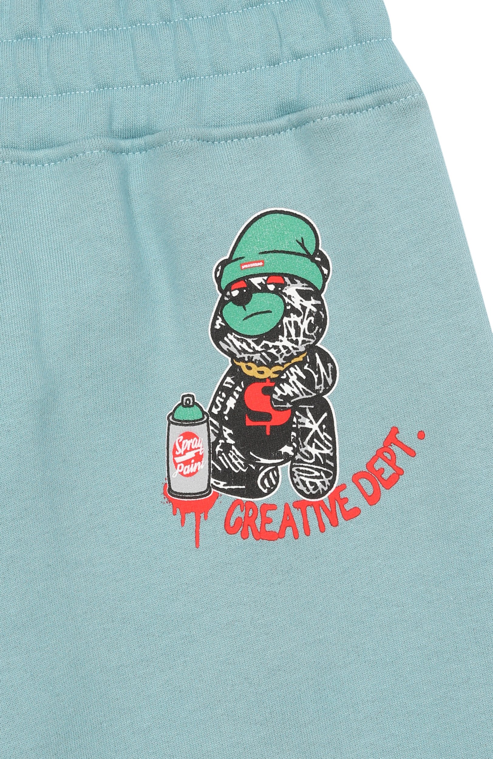 Хлопковые брюки SPRAYGROUND, арт. SPY1516GSM0KE/CREATIVE DEPT. 0VER PANTS SM0KE BLUE, фото 3