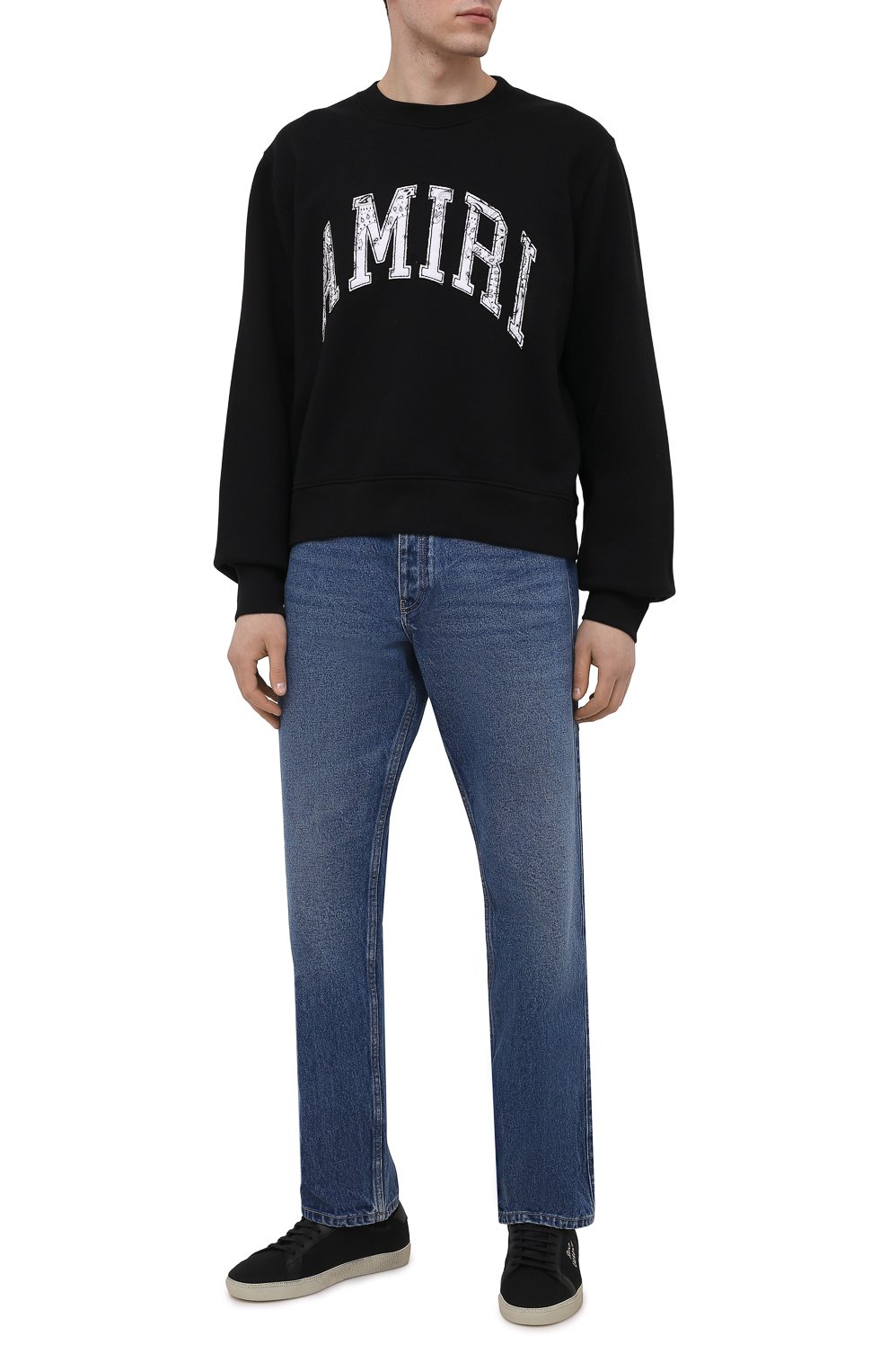Хлопковый свитшот AMIRI, арт. MJSC001-001, фото 2