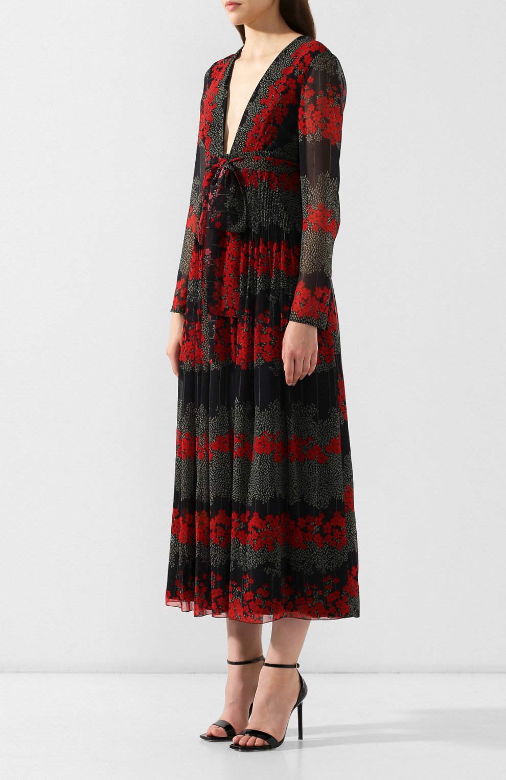 Платье с принтом REDVALENTINO, арт. SR3VAF70/4A0, фото 3