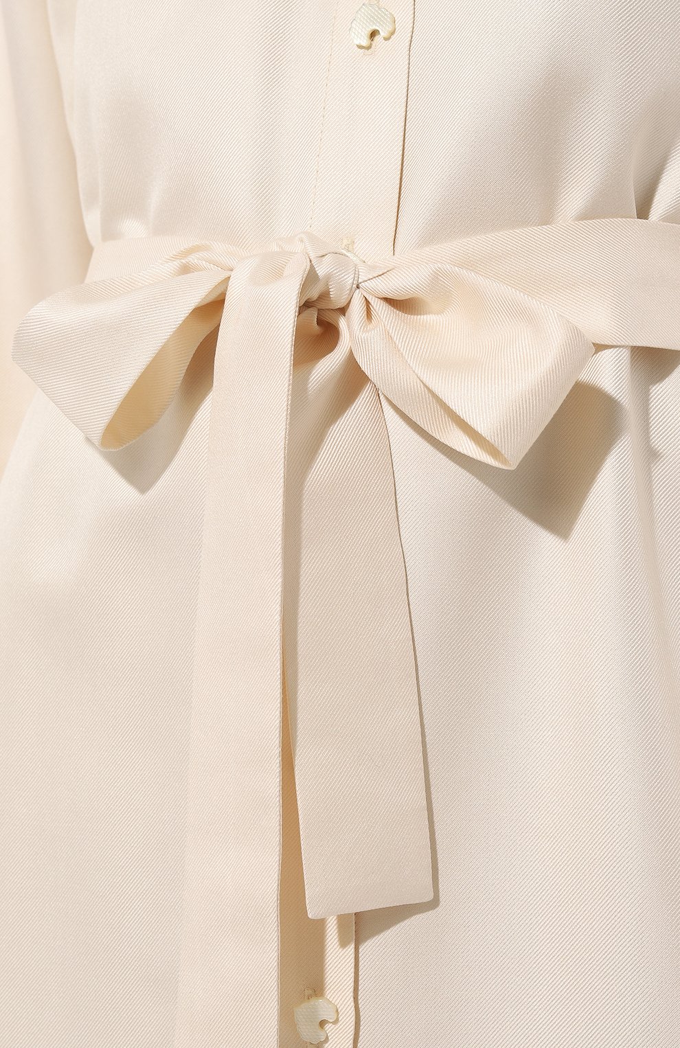 Шелковое платье AKHMADULLINA кремового цвета по цене 80000 руб., арт. 1123.5D106/S001, фото 5 Шелковое платье AKHMADULLINA, арт. 1123.5D106/S001, фото 5