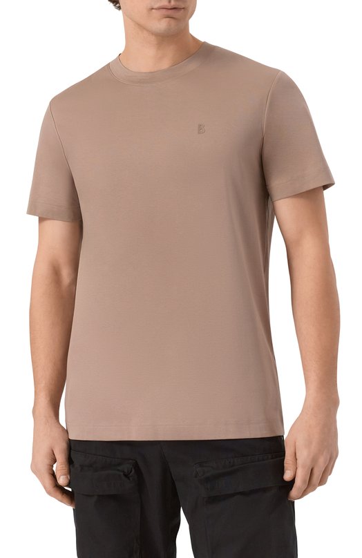 Хлопковая футболка Bogner 58199178 Бежевый  58199178 Фото 3