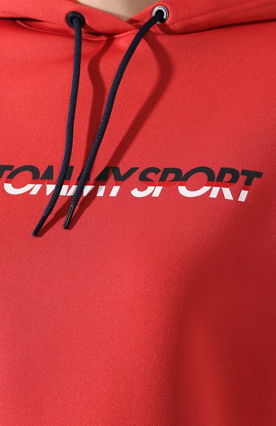 Худи TOMMY SPORT красного цвета по цене 7490 руб., арт. S10S100360, фото 5 Худи TOMMY SPORT, арт. S10S100360, фото 5