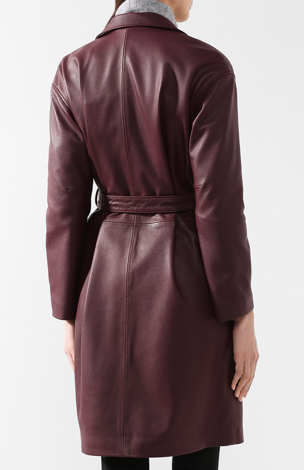 Кожаный плащ MASLOV, арт. SM-213, фото 4