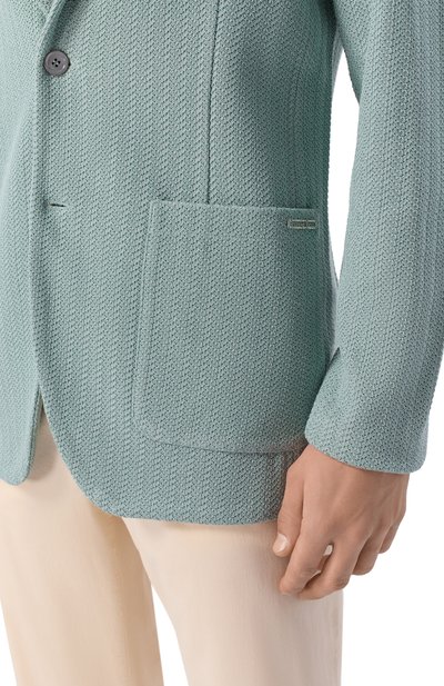 Пиджак из шелка и хлопка STEFANO RICCI, арт. K616442J02/F26111_003, фото 5