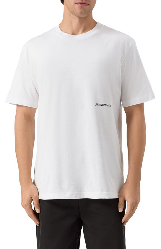 Хлопковая футболка HINNOMINATE HMABM01373 Белый  HMABM01373 Фото 3