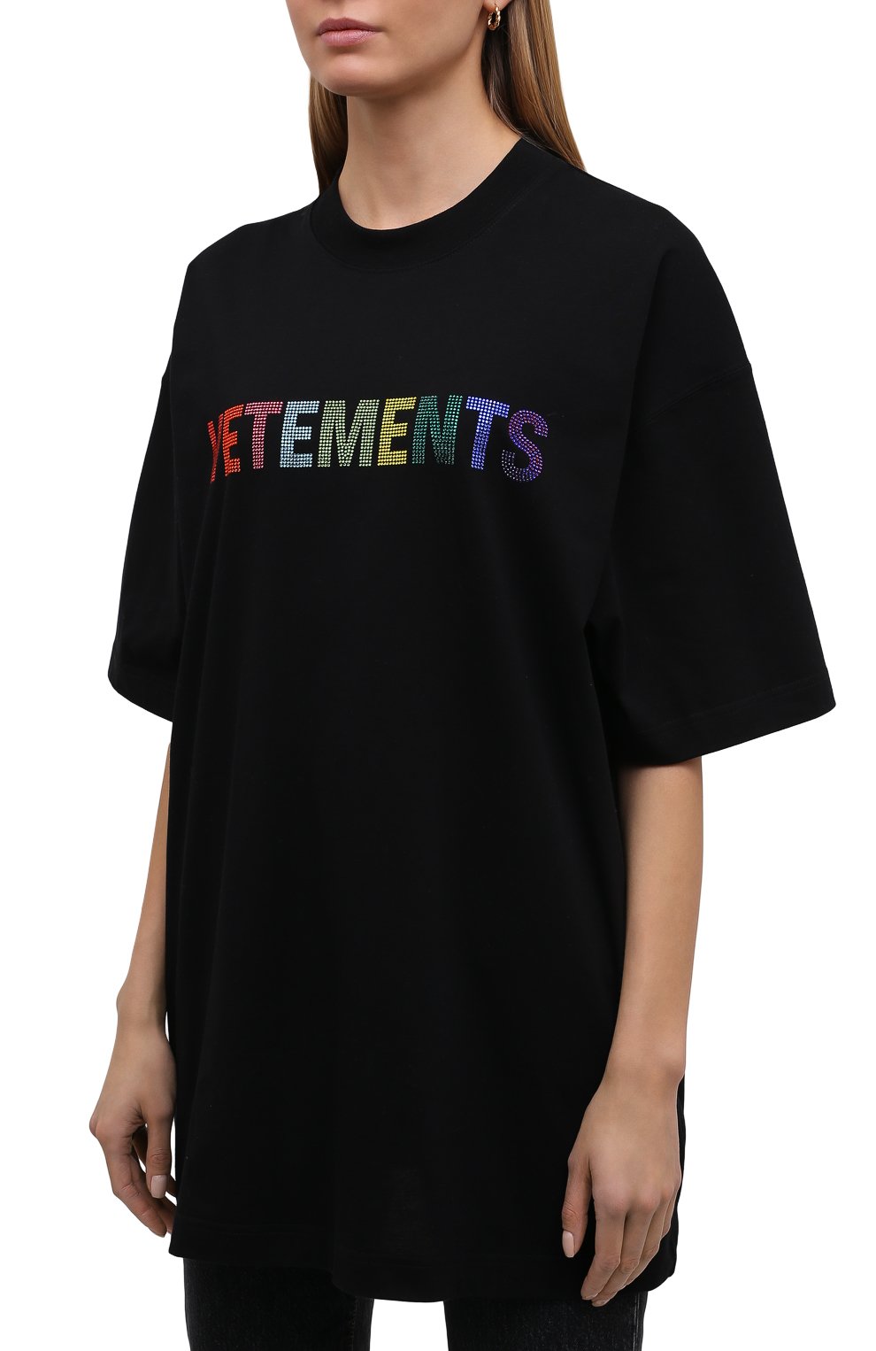 Хлопковая футболка VETEMENTS, арт. UE52TR510B 1611/W, фото 3