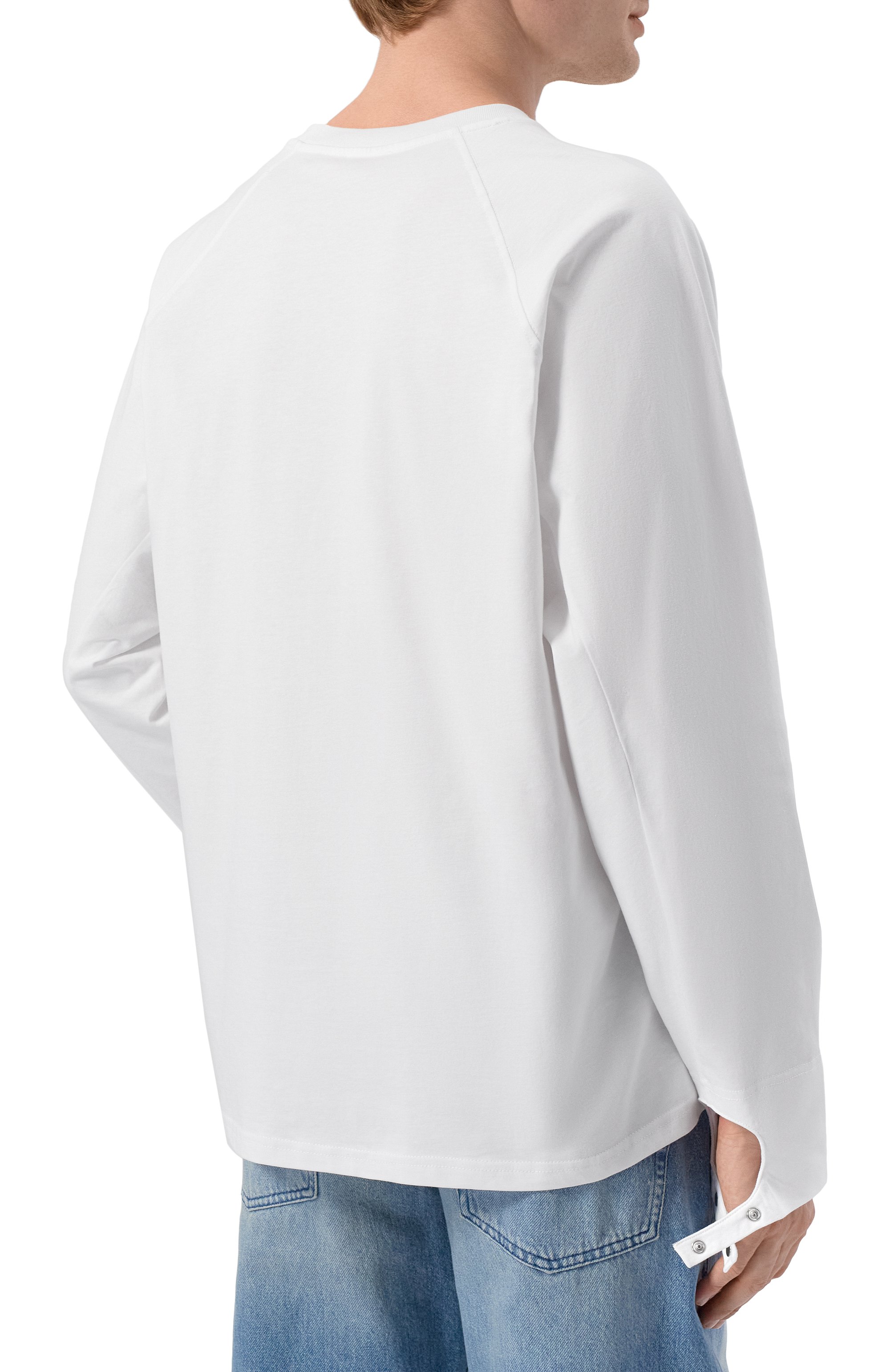 Хлопковый лонгслив DIESEL, арт. A22982/0DECG, фото 4