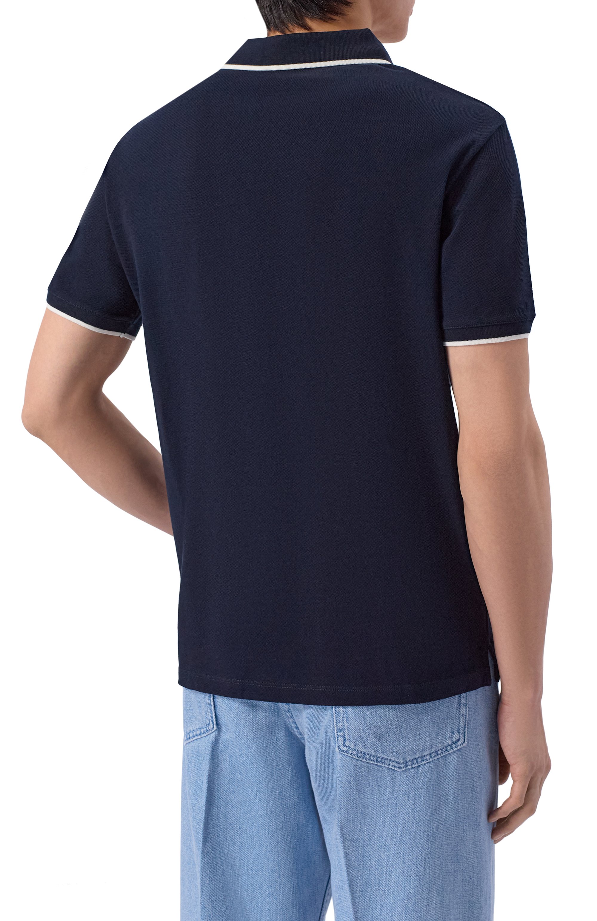 Хлопковое поло EMPORIO ARMANI, арт. EM005852/AF12955, фото 4