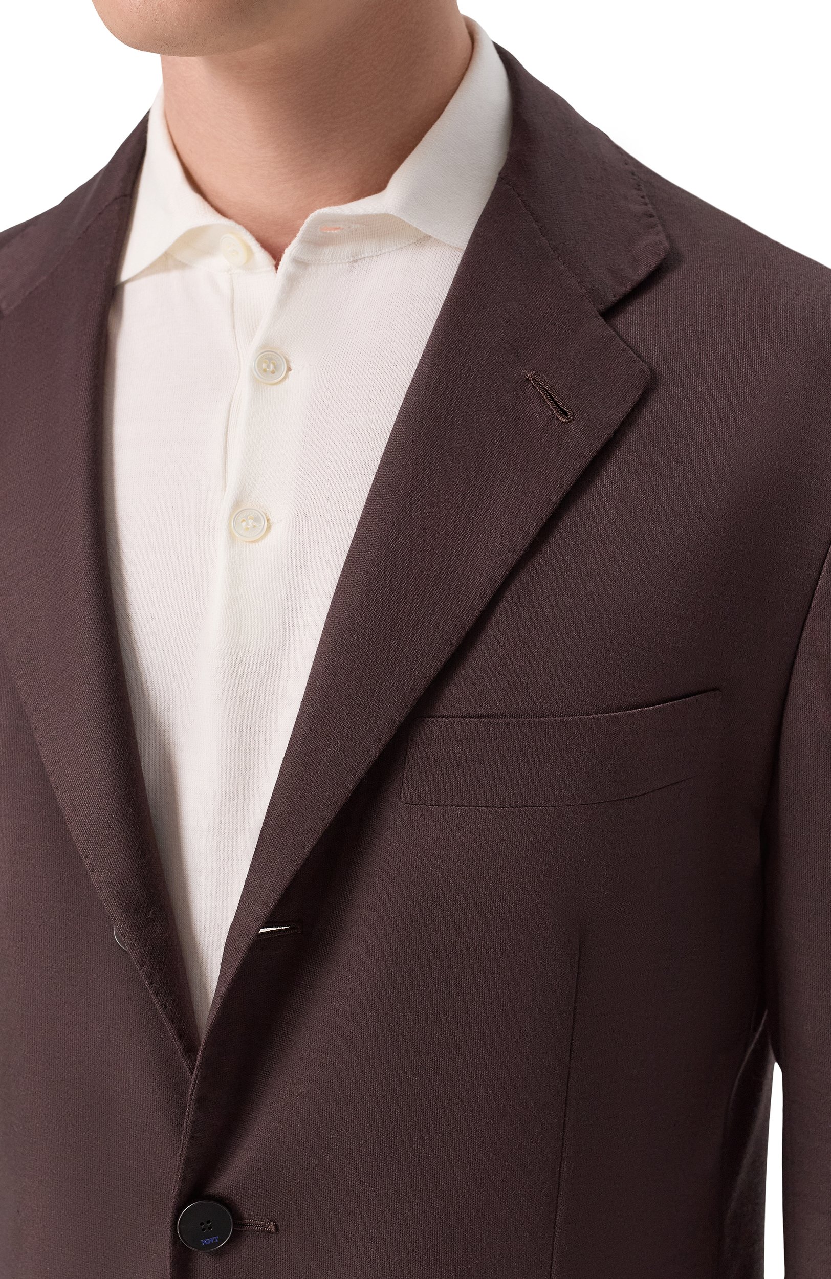 Шерстяной костюм KITON темно-коричневого цвета по цене 938500 руб., арт. UAS0106K0164I, фото 6 Шерстяной костюм KITON, арт. UAS0106K0164I, фото 6