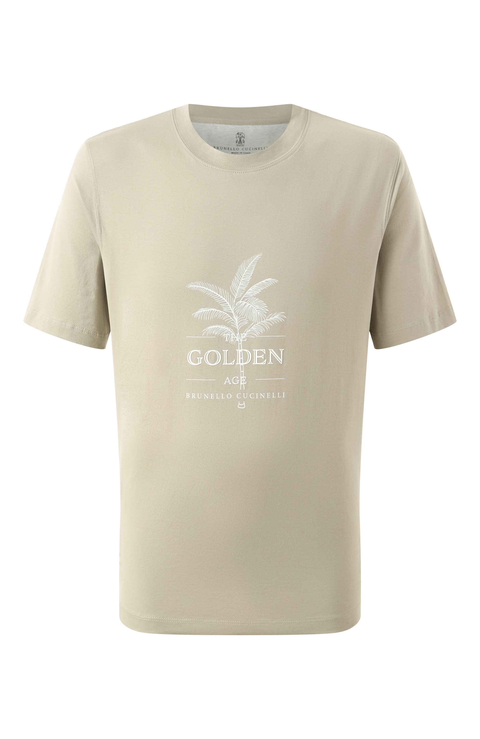 Хлопковая футболка BRUNELLO CUCINELLI, арт. M0B138482P, фото 1