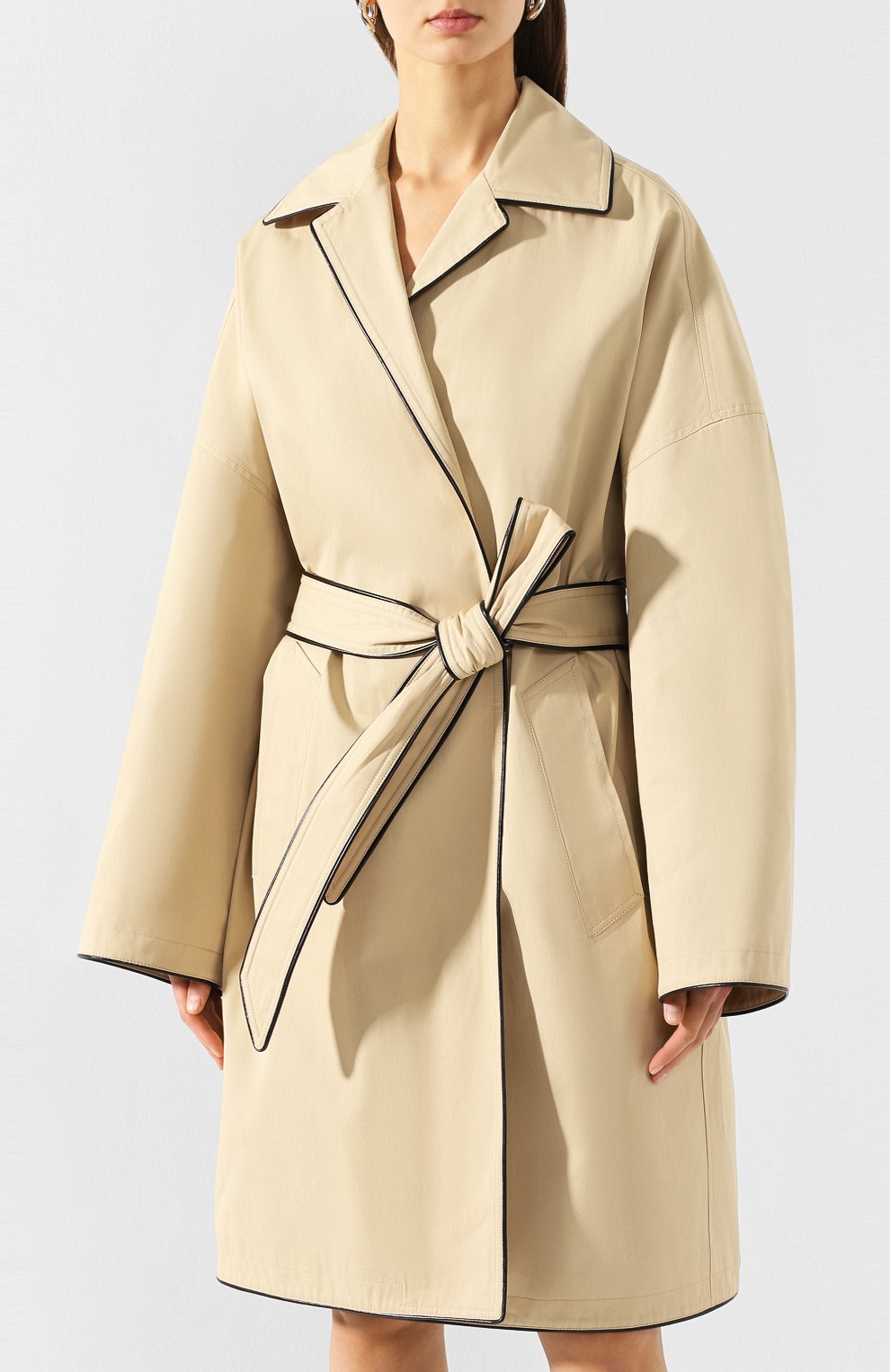 Хлопковый плащ BALENCIAGA, арт. 607491/TAP01, фото 3