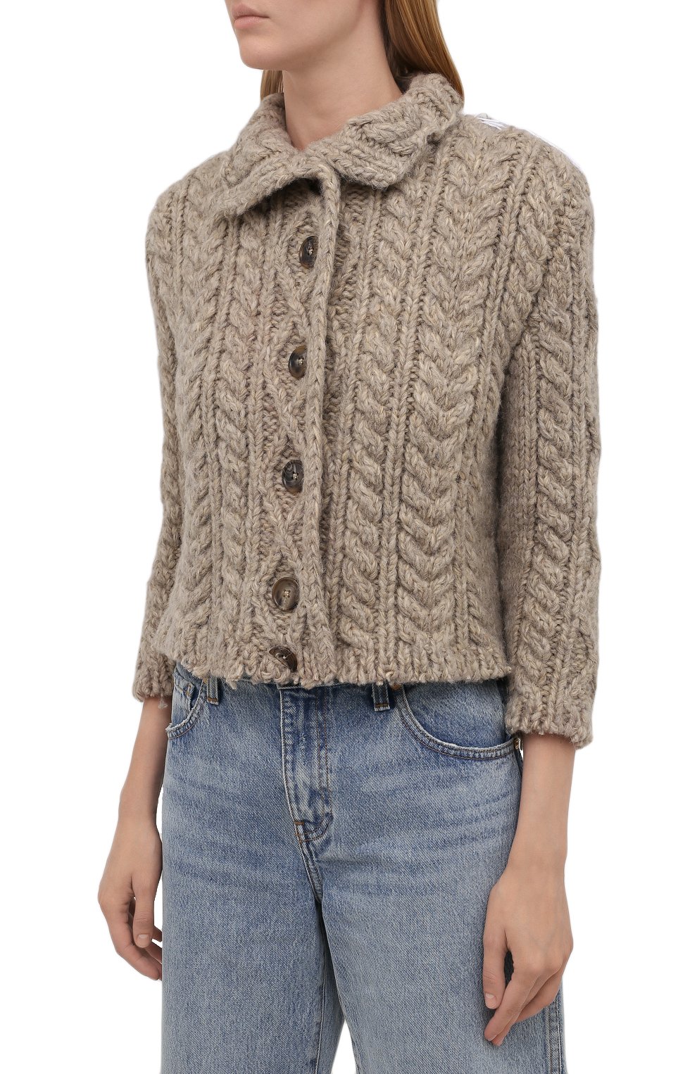 Кардиган из шерсти и хлопка MAISON MARGIELA, арт. S51GP0224/S17802, фото 3