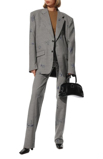 Шерстяные брюки VETEMENTS, арт. WE52PA300G 1212/GREY, фото 2