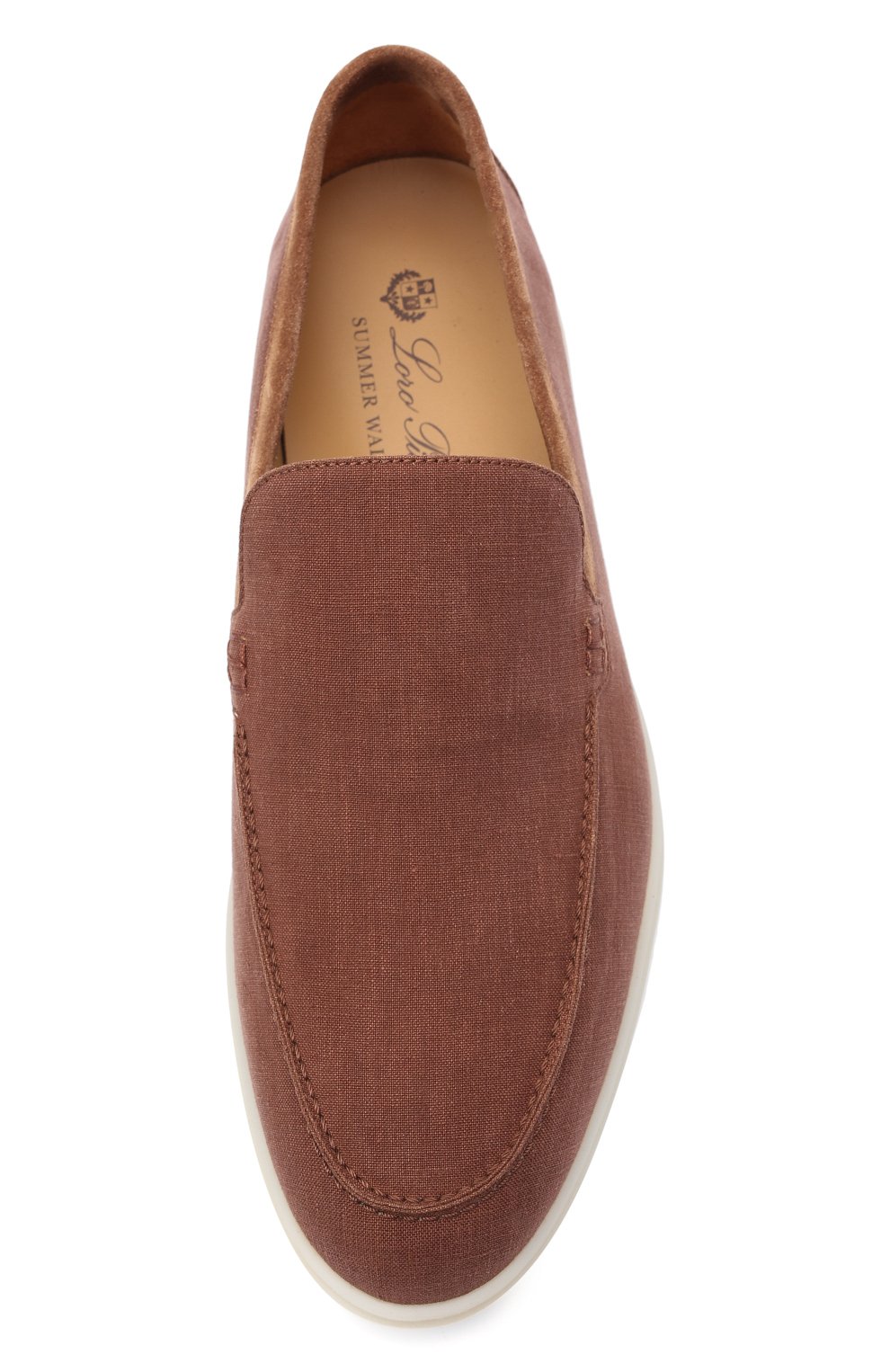 Текстильные лоферы summer walk LORO PIANA, арт. FAL6177, фото 5