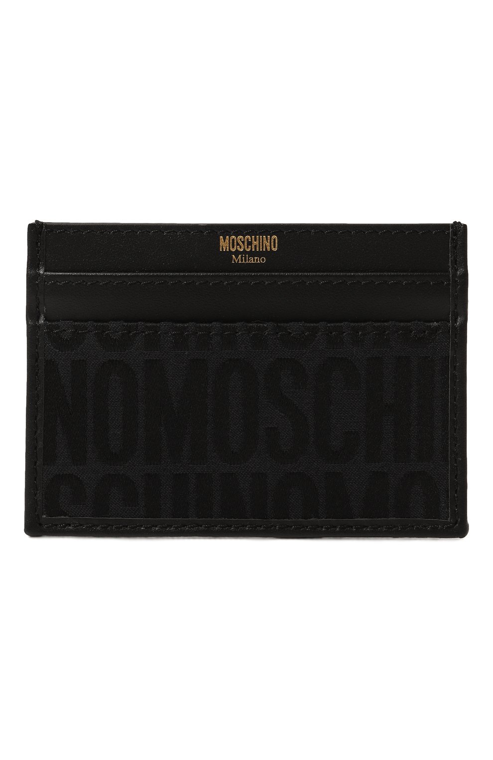 Футляр для кредитных карт MOSCHINO черного цвета по цене 13900 руб., арт. 2316MA8104/8268, фото 1 Футляр для кредитных карт MOSCHINO, арт. 2316MA8104/8268, фото 1