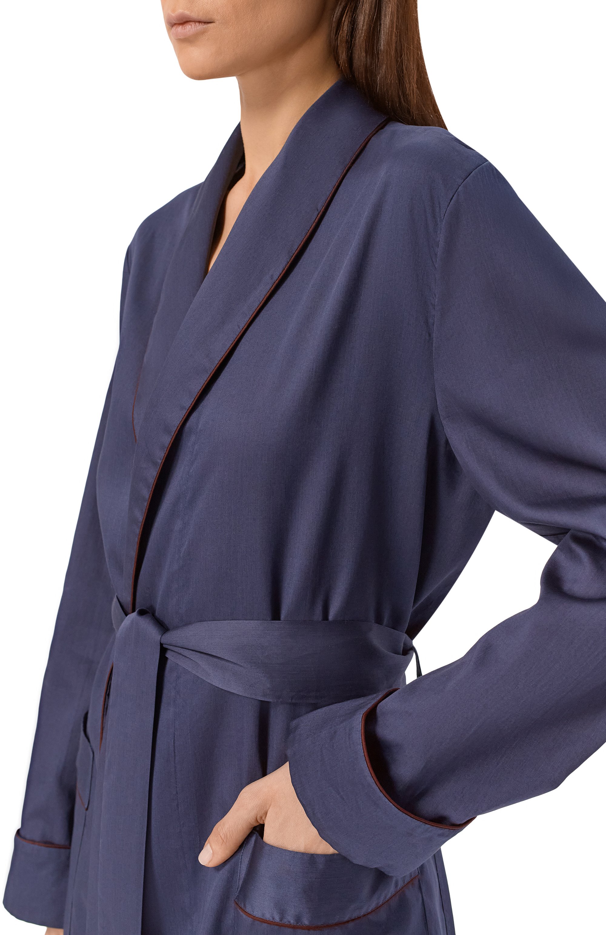 Хлопковый халат FRETTE, арт. 25N09032 00F 00960, фото 4