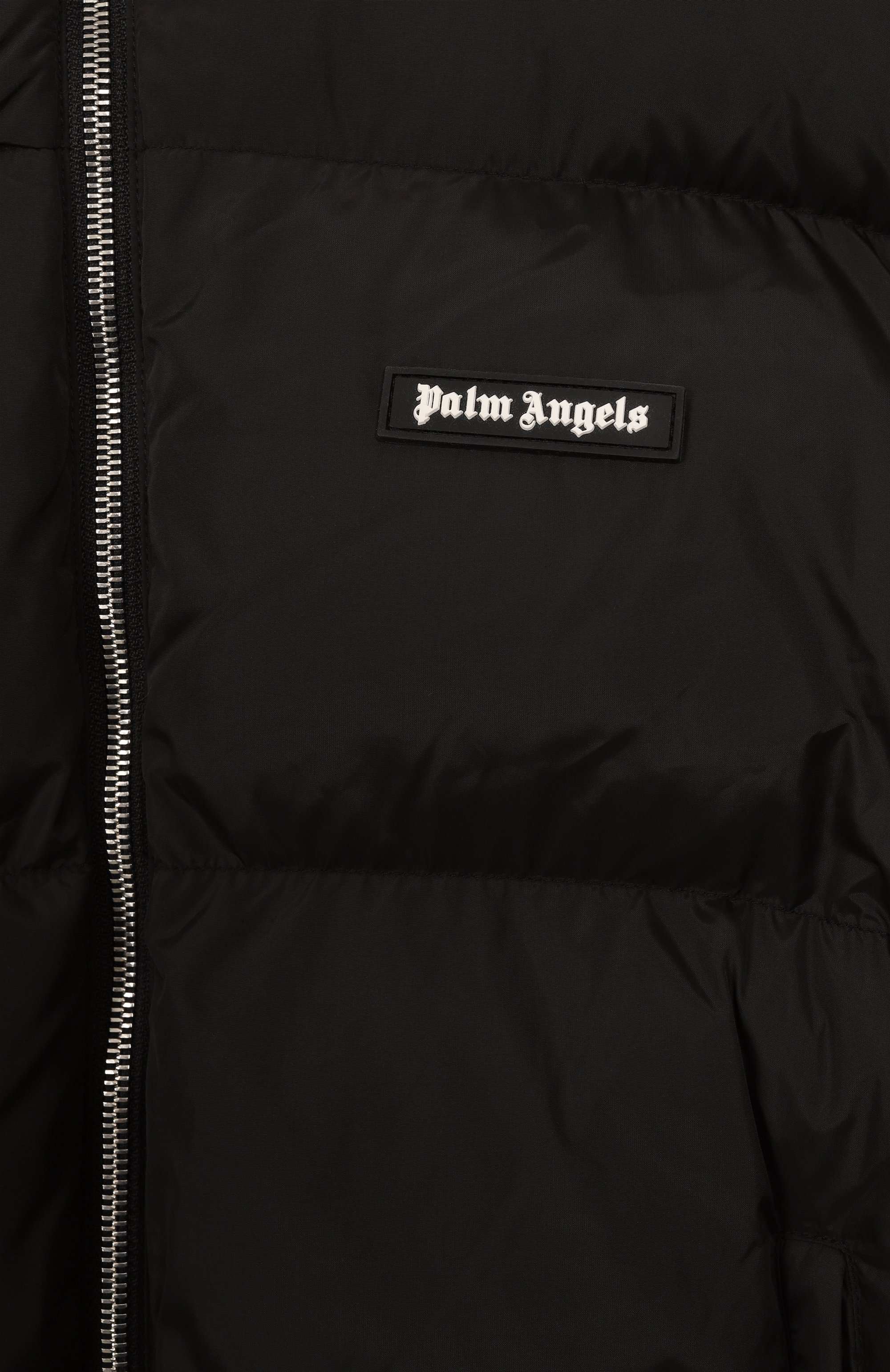 Утепленная куртка PALM ANGELS черного цвета по цене 54150 руб., арт. PBEJ001C99FAB001/12+, фото 3 Утепленная куртка PALM ANGELS, арт. PBEJ001C99FAB001/12+, фото 3