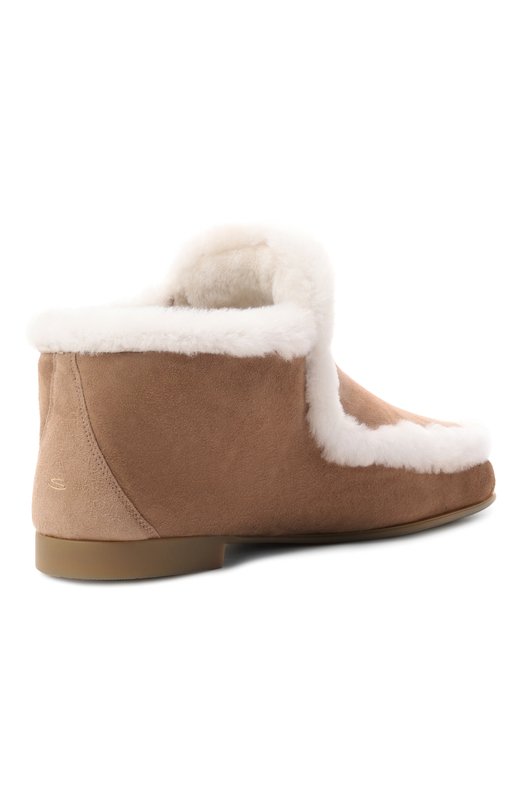 Замшевые ботинки Santoni WTVG71966G0MASUF Бежевый  WTVG71966G0MASUF Фото 5