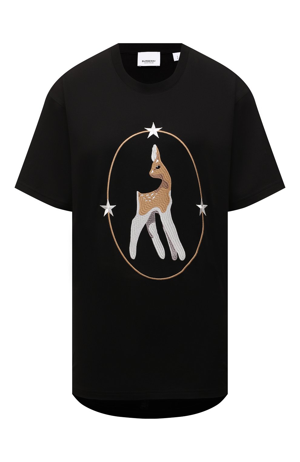 Хлопковая футболка BURBERRY, арт. 8049461, фото 1