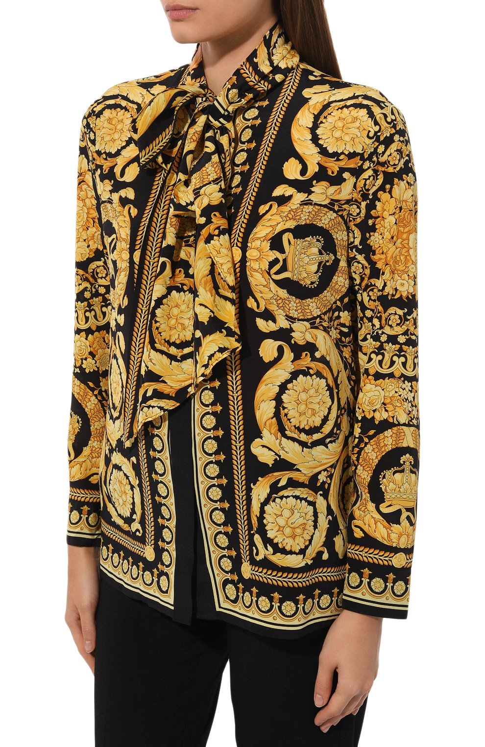 Шелковая блузка VERSACE, арт. 1014489/1A11743, фото 3