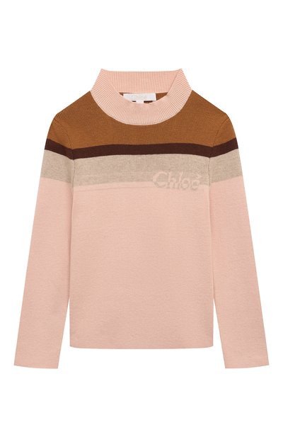 Водолазка из хлопка и шерсти CHLOÉ, арт. C20396