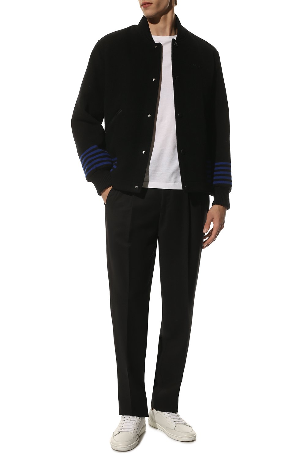 Кожаные кеды court classic sl/10 SAINT LAURENT, арт. 603223/1JZ10, фото 2