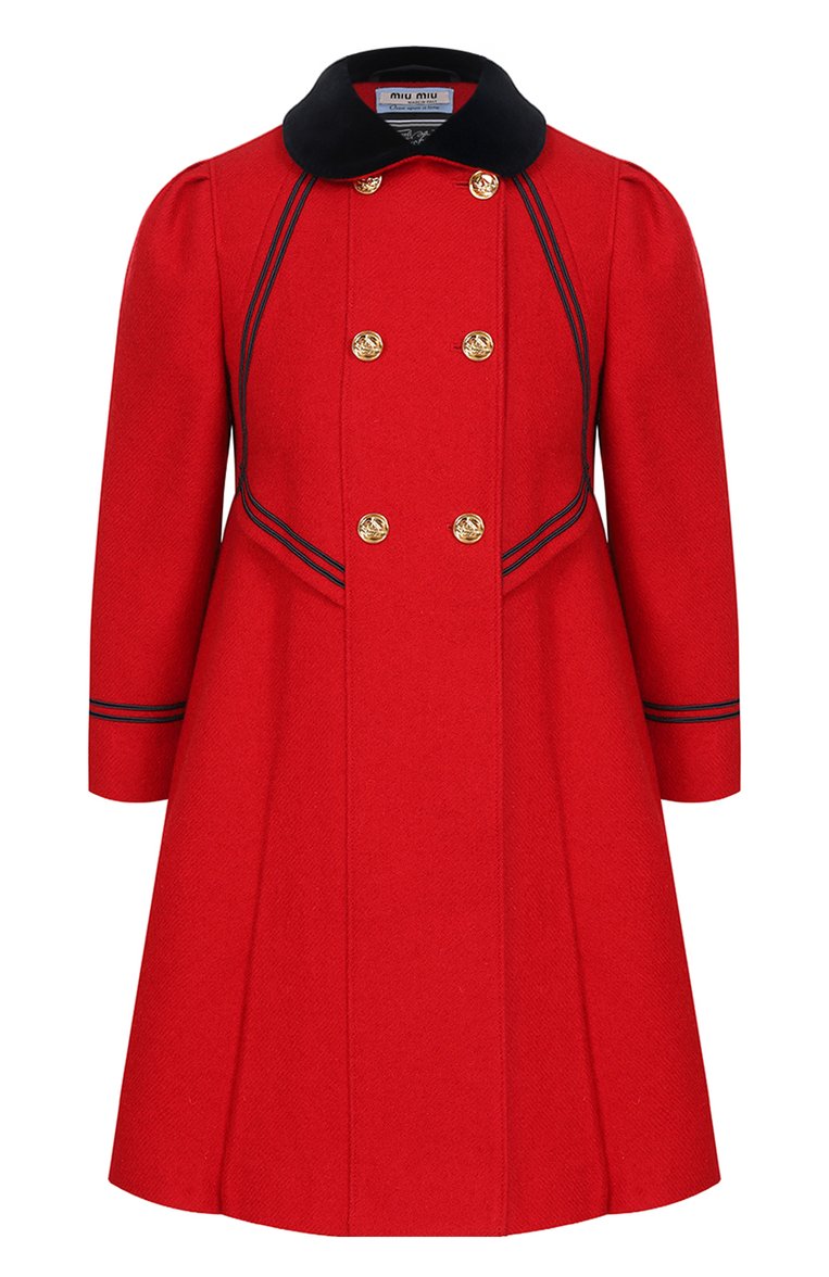 Шерстяное пальто MIU MIU, арт. MS1778-I06-F0011, фото 1