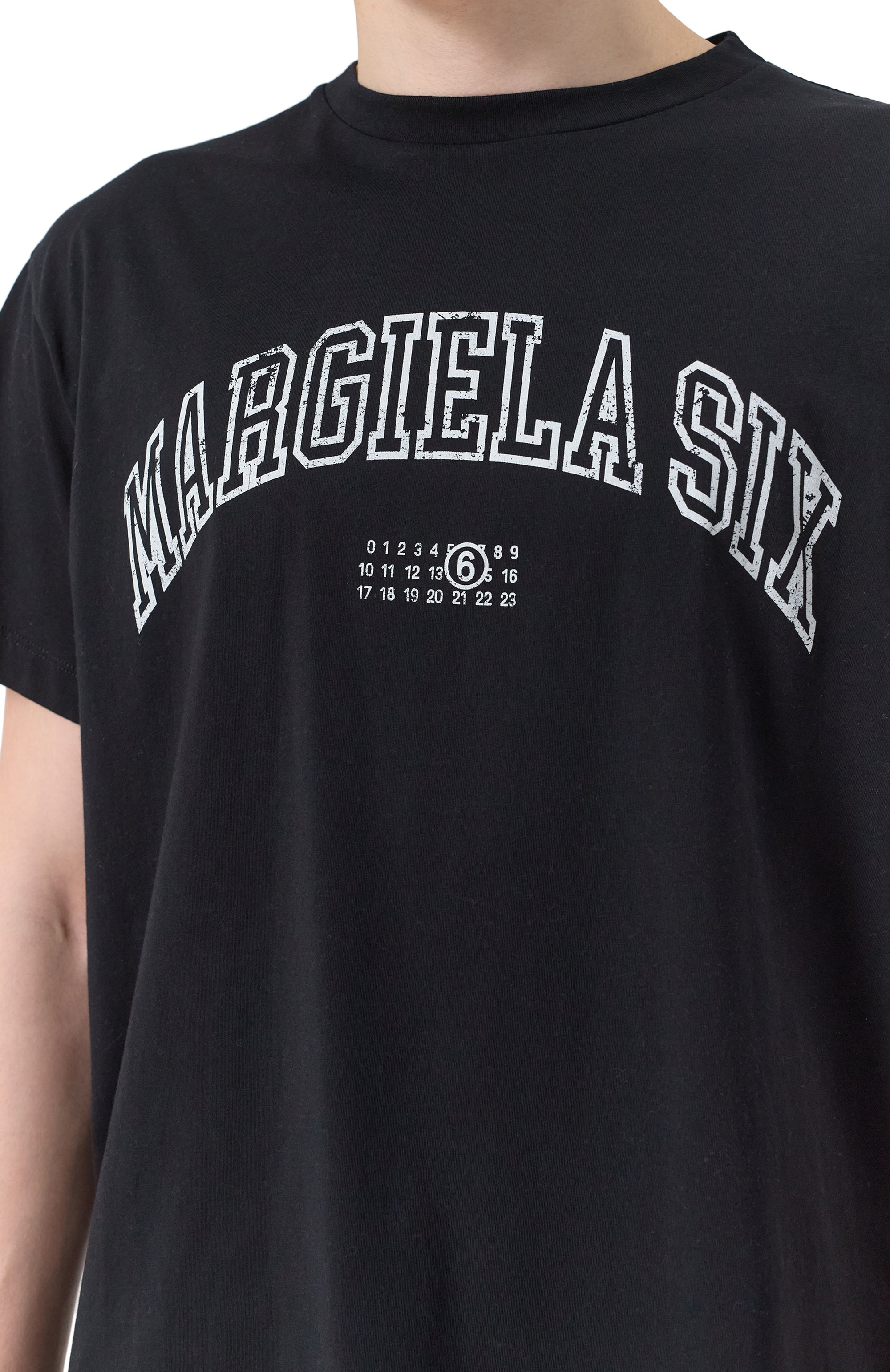Хлопковая футболка MM6, арт. SH0GC0046/S24312, фото 5