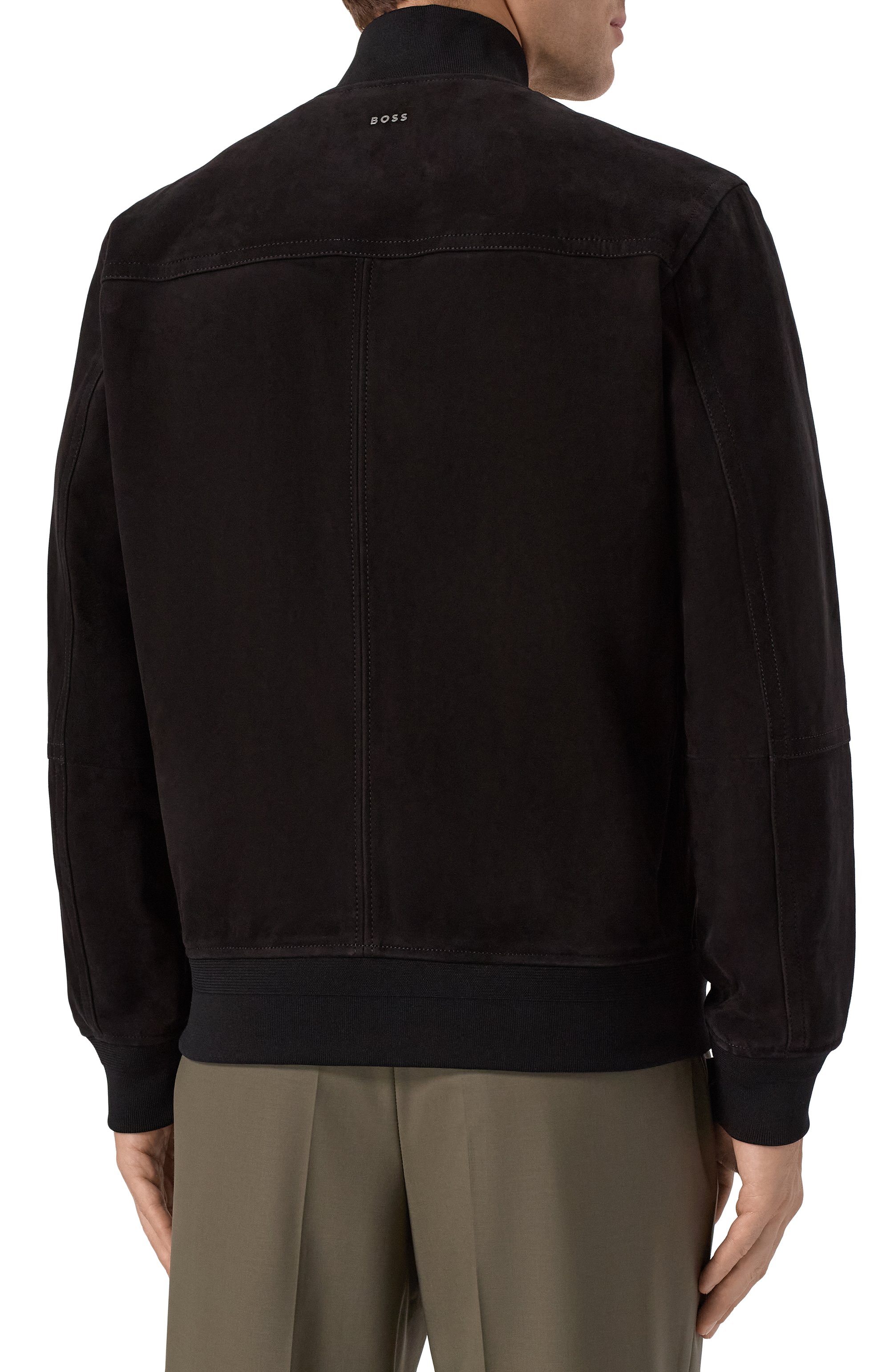 Замшевый бомбер BOSS ORANGE, арт. 50543505, фото 4