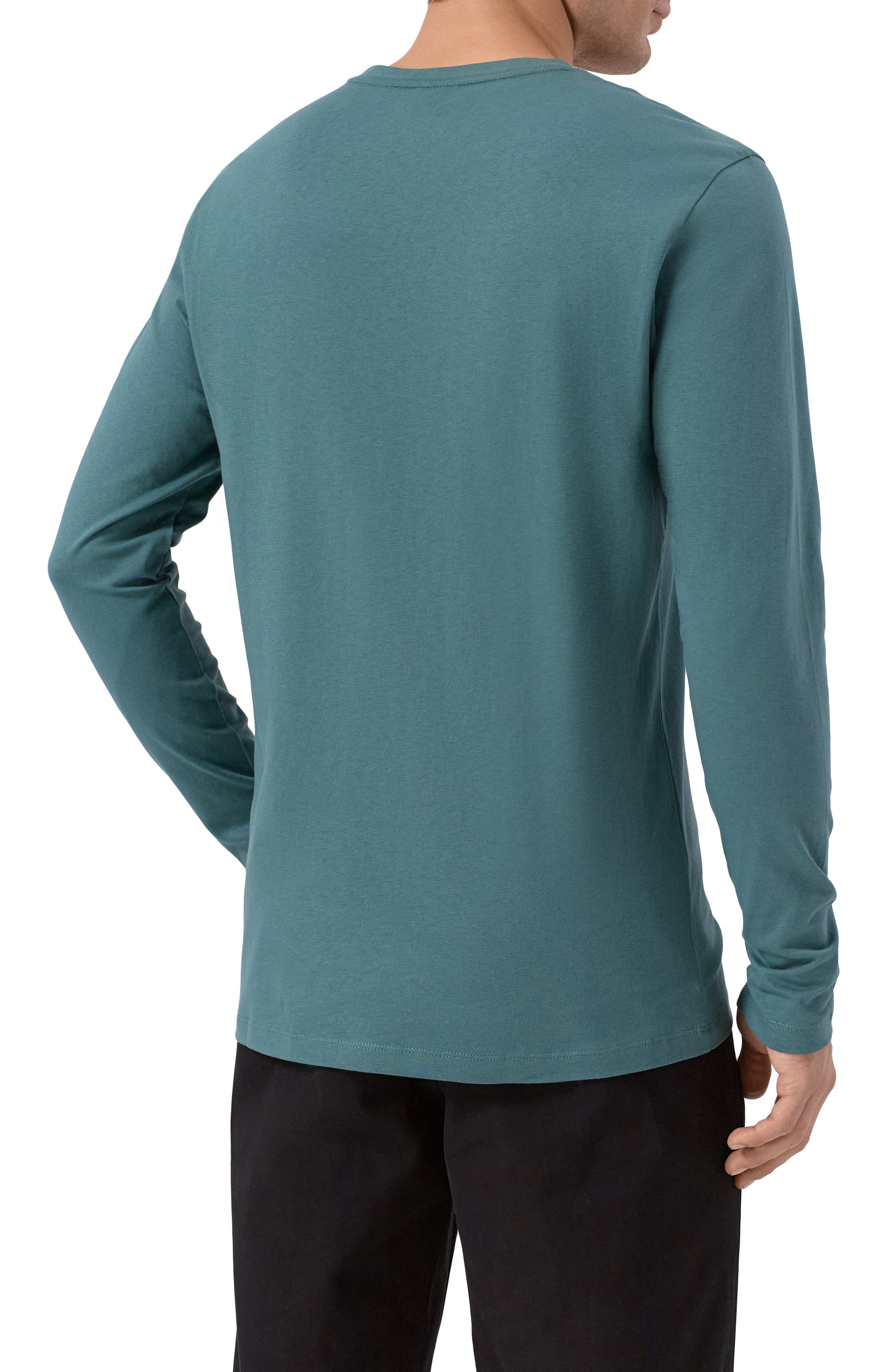 Хлопковый лонгслив BOSS ORANGE, арт. 50512111, фото 4