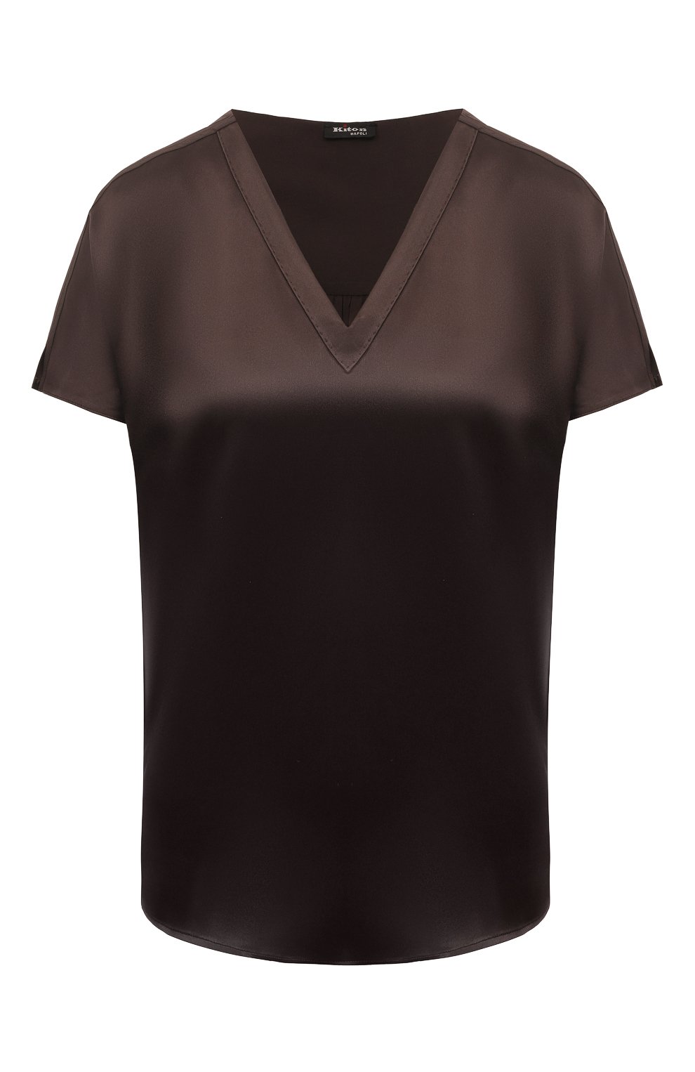Шелковый топ KITON, арт. D47454K03337, фото 1