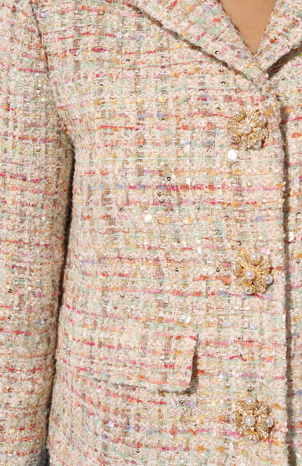 Твидовый жакет SELF-PORTRAIT, арт. PF24-110JA-C, фото 5