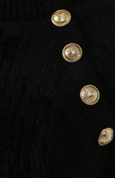 Водолазка из вискозы BALMAIN черного цвета по цене 154500 руб., арт. SF13184/K443, фото 5 Водолазка из вискозы BALMAIN, арт. SF13184/K443, фото 5