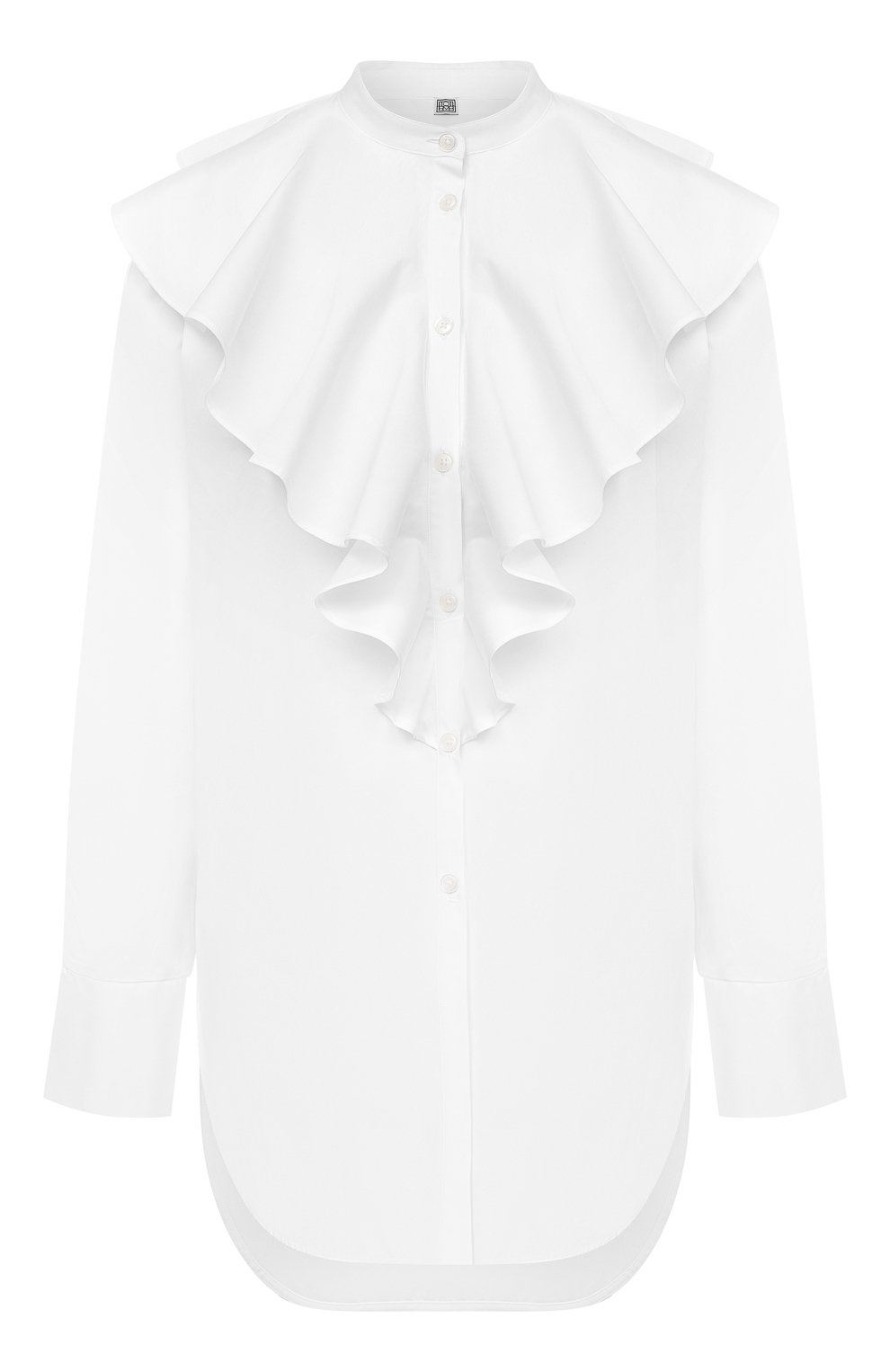 Хлопковая блузка TOTEME, арт. CABRERA 203-754-710, фото 1