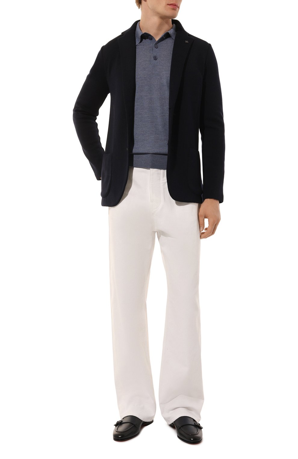 Шерстяное поло GIORGIO ARMANI, арт. 8NSF03/SM99Z, фото 2