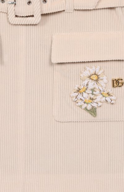 Вельветовый сарафан DOLCE & GABBANA, арт. L54DK1/FUVB2/8-12+, фото 3