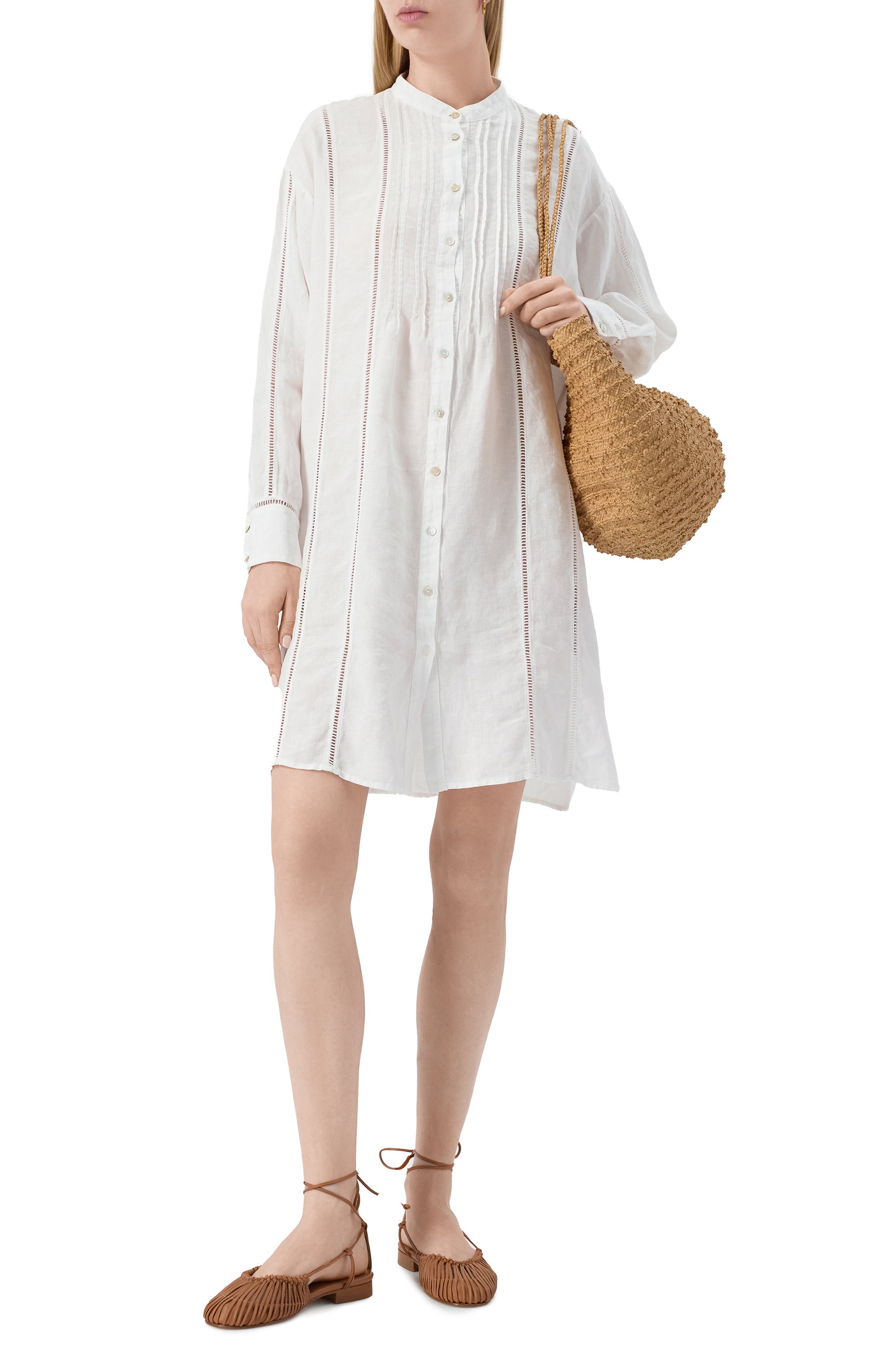 Льняное платье 120% LINO, арт. 32ALIW4PIY/000F753, фото 2