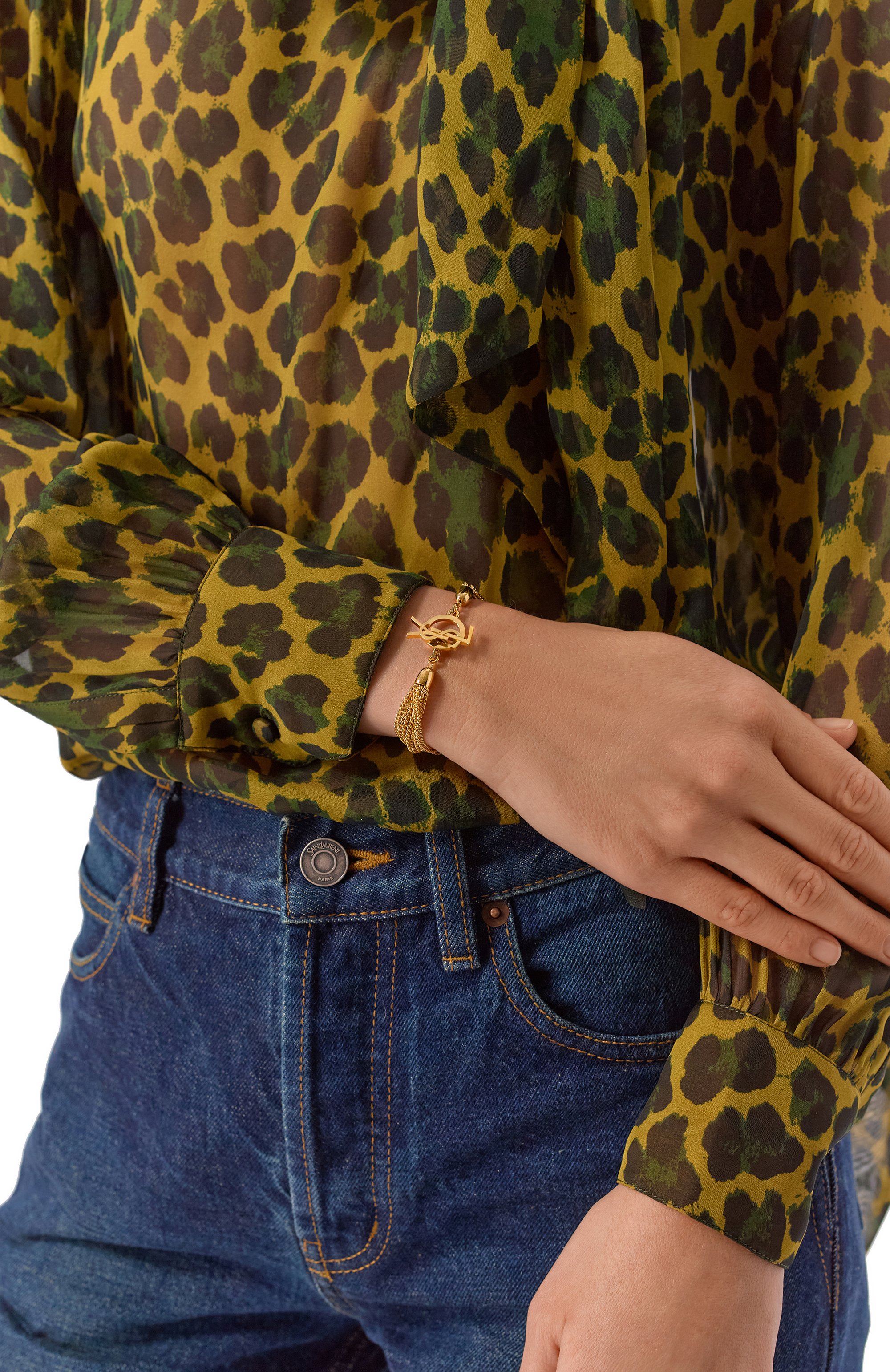 Браслет SAINT LAURENT, арт. 823404/Y1500, фото 2