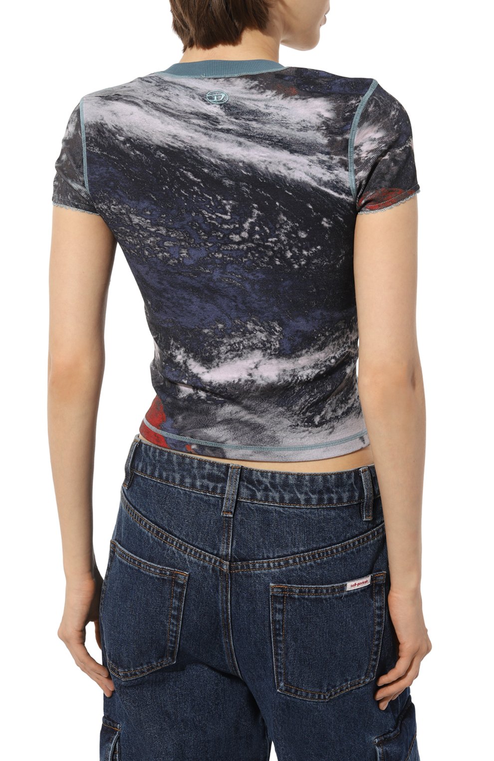 Хлопковая футболка DIESEL, арт. A10765/0LHAP, фото 4