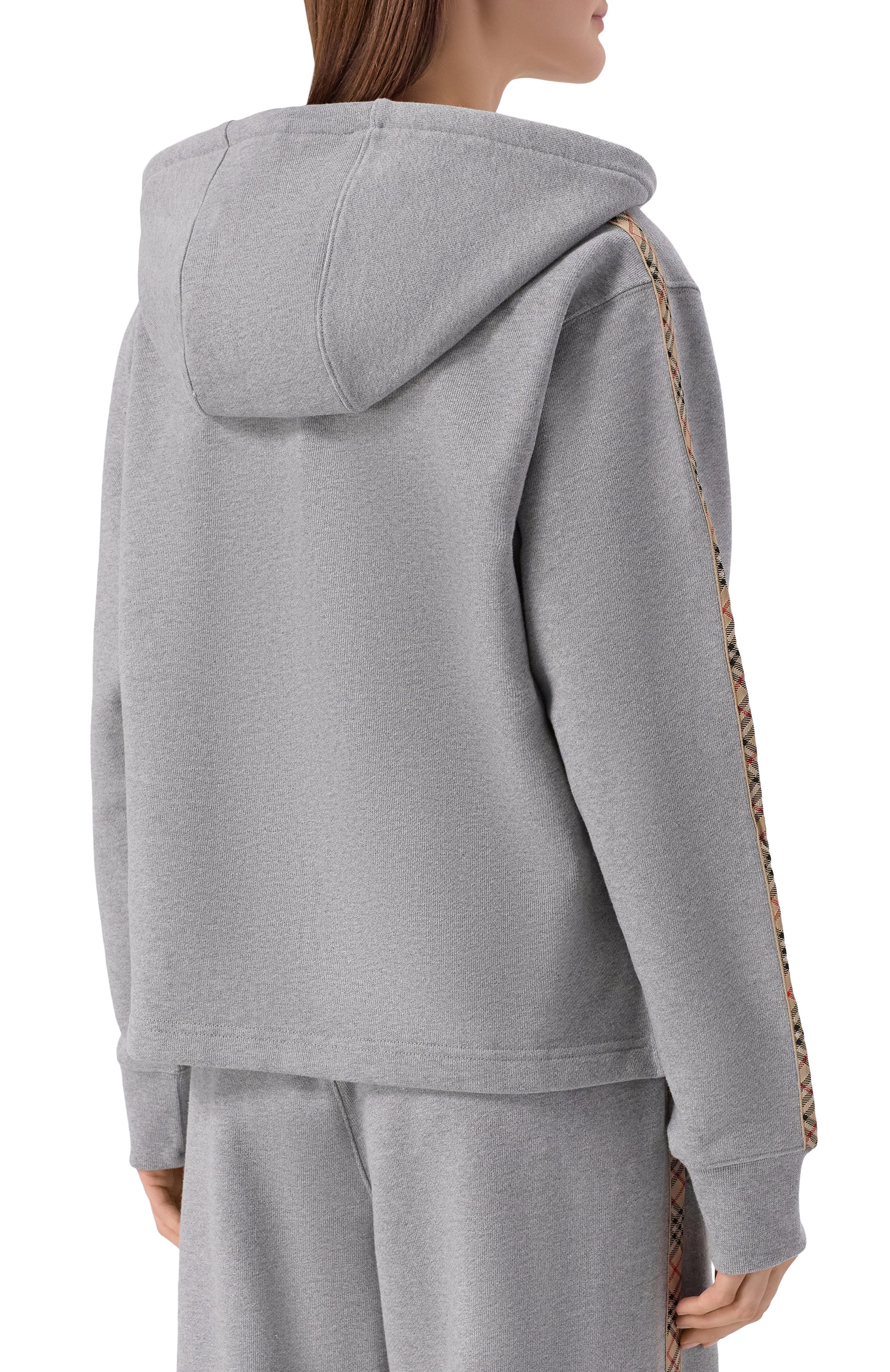 Хлопковая толстовка BURBERRY серого цвета по цене 105500 руб., арт. 8118973, фото 4 Хлопковая толстовка BURBERRY, арт. 8118973, фото 4