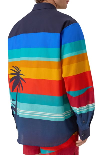 Хлопковая рубашка DSQUARED2 разноцветного цвета по цене 84400 руб., арт. S78DM0047/D35278, фото 4 Хлопковая рубашка DSQUARED2, арт. S78DM0047/D35278, фото 4