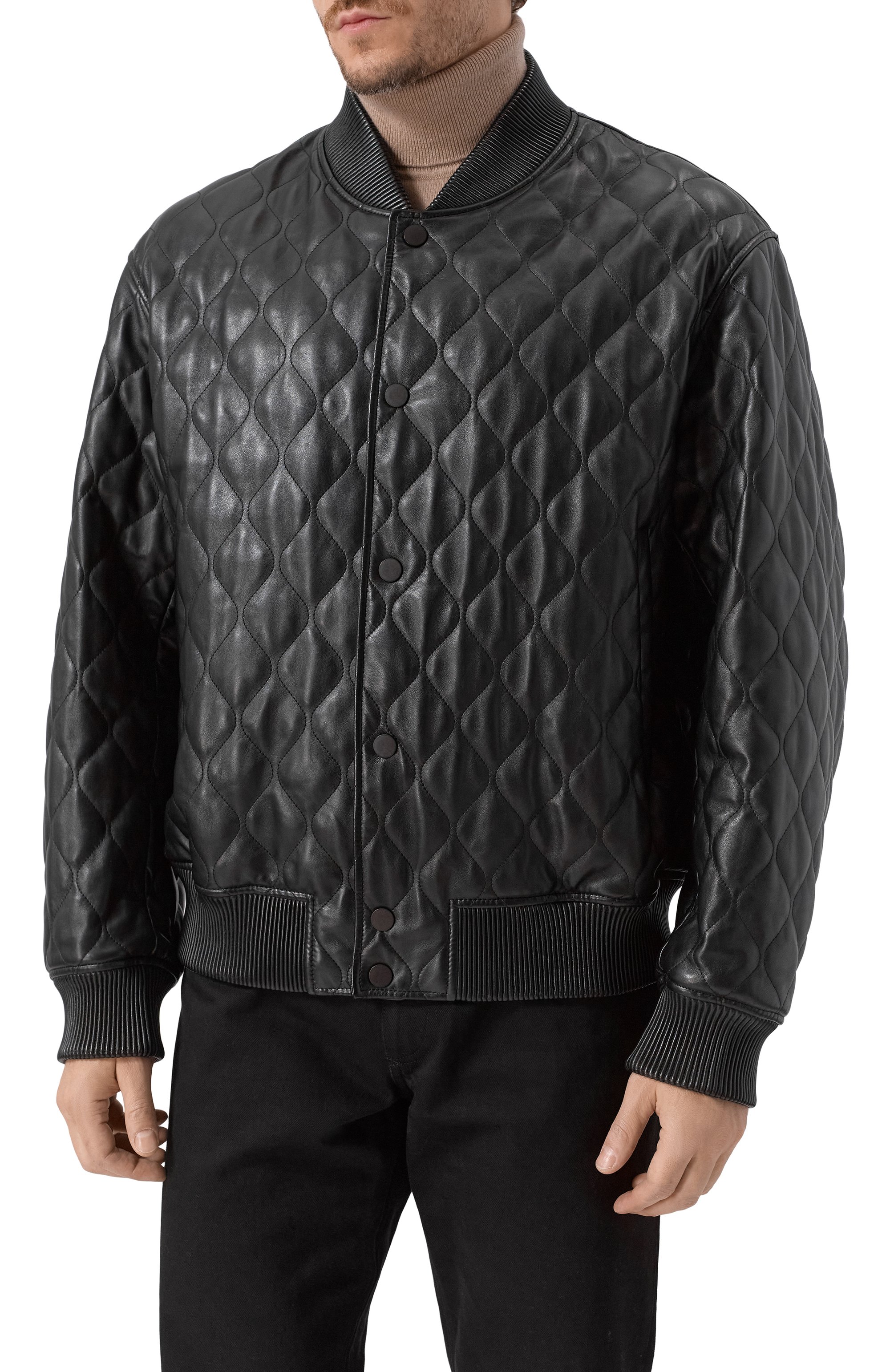 Кожаный бомбер MVST, арт. M25.1PM.0005, фото 3