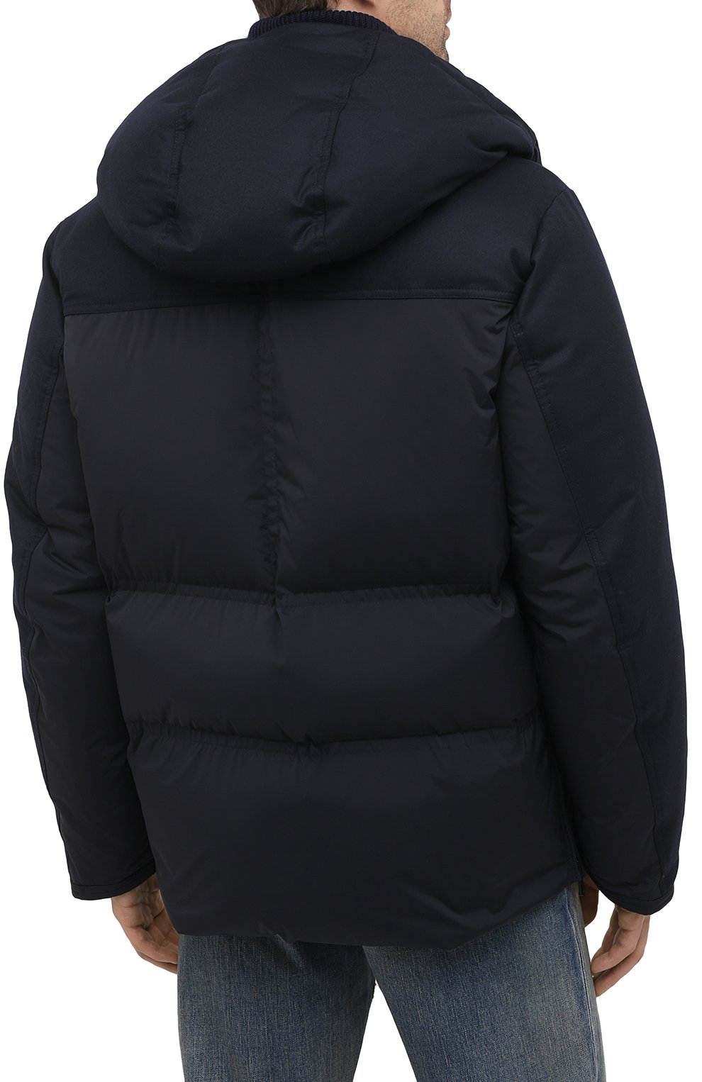 Пуховик wilfrid MONCLER темно-синего цвета по цене 157500 руб., арт. F2-091-1B538-00-53132, фото 4 Пуховик wilfrid MONCLER, арт. F2-091-1B538-00-53132, фото 4